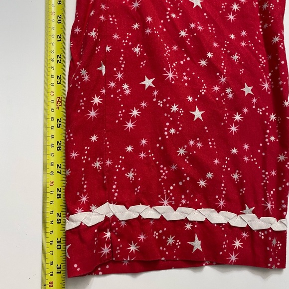Victoria's Secret Flannel Pajama Set XL Women’s Red Stars Print Christmas, 2009 - Picture 5 of 16